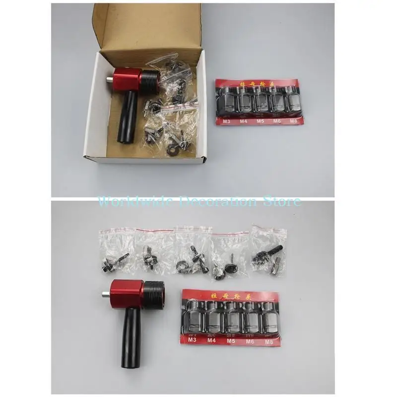 Q39B Portable Riveting Tool Riveting Drill Adapter Hand Tool Insert Nut Tool