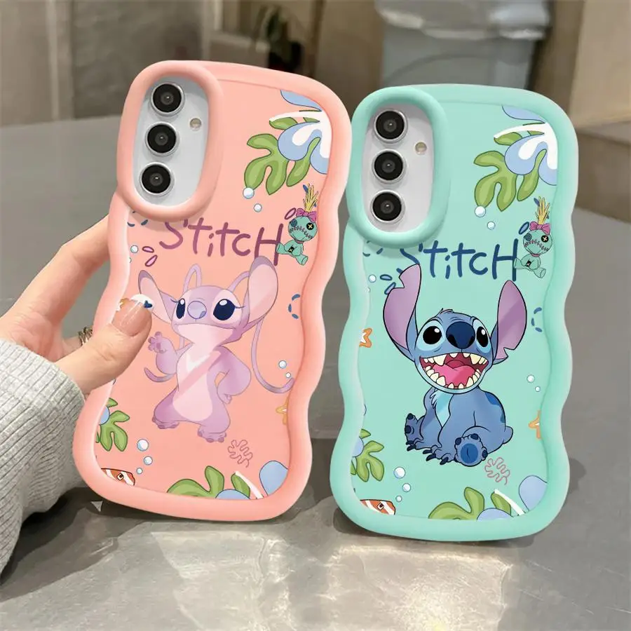 Disney Leuke Stitch Telefoon Case voor Samsung Galaxy A14 A13 A15 A23 4G A34 A33 A53 A25 A24 A54 A73 A35 A55 5G A11 Capa Cover