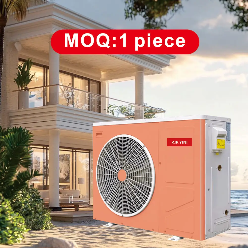 2HP 3HP T3 Inverter Central Air Conditioning Heat Pump Water Colder Wifi Control for +53℃ Hot Climate House Water Cooling