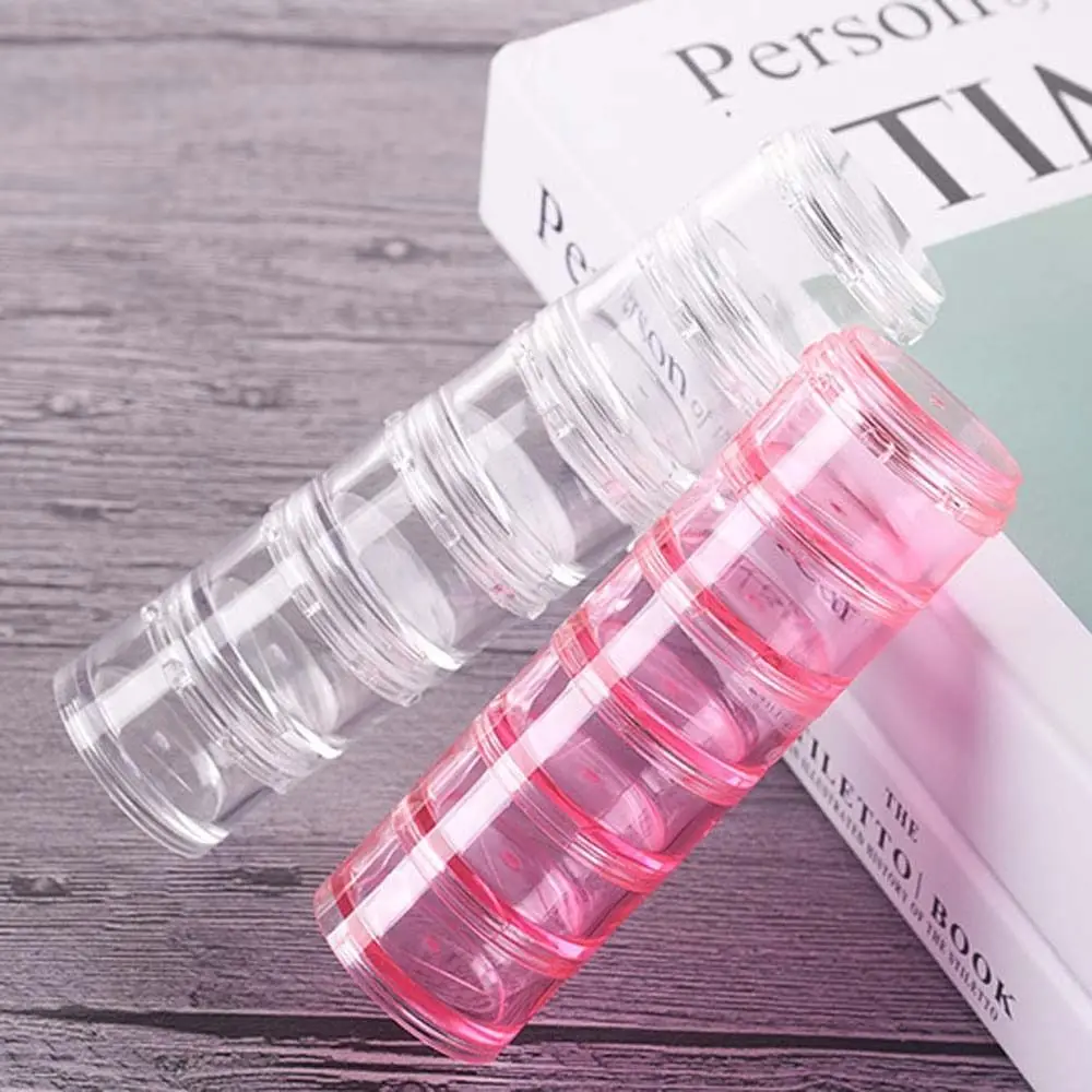 Cut Compartment Weekly Tablets Storage Container 7 Days Pill Box Pill Organizer Pill Dispenser Travel Pill Case