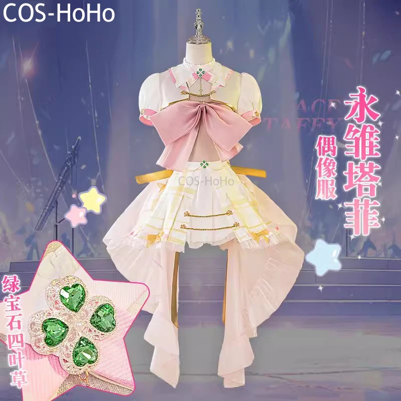 COS-HoHo Vtuber Ace Taffy Game Suit Elegant Lovely Uniform Cosplay Costume Halloween Party Role Play Outfit Women XS-XXL