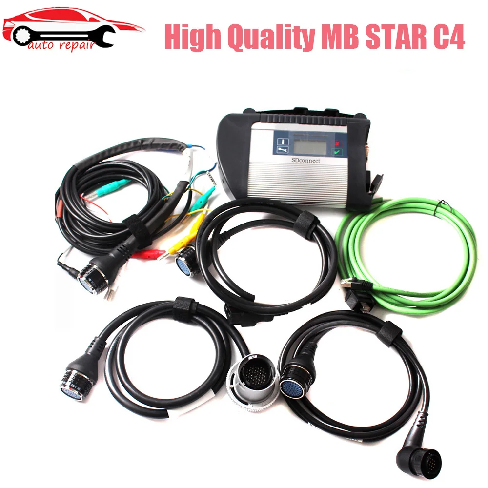 

S++++ Mb Star C4 Wifi With Doip Obd2 Scanner Auto Diagnostic Tool MB Star C4 Diagnosis Function Support OBD For Mercede-s B-enz