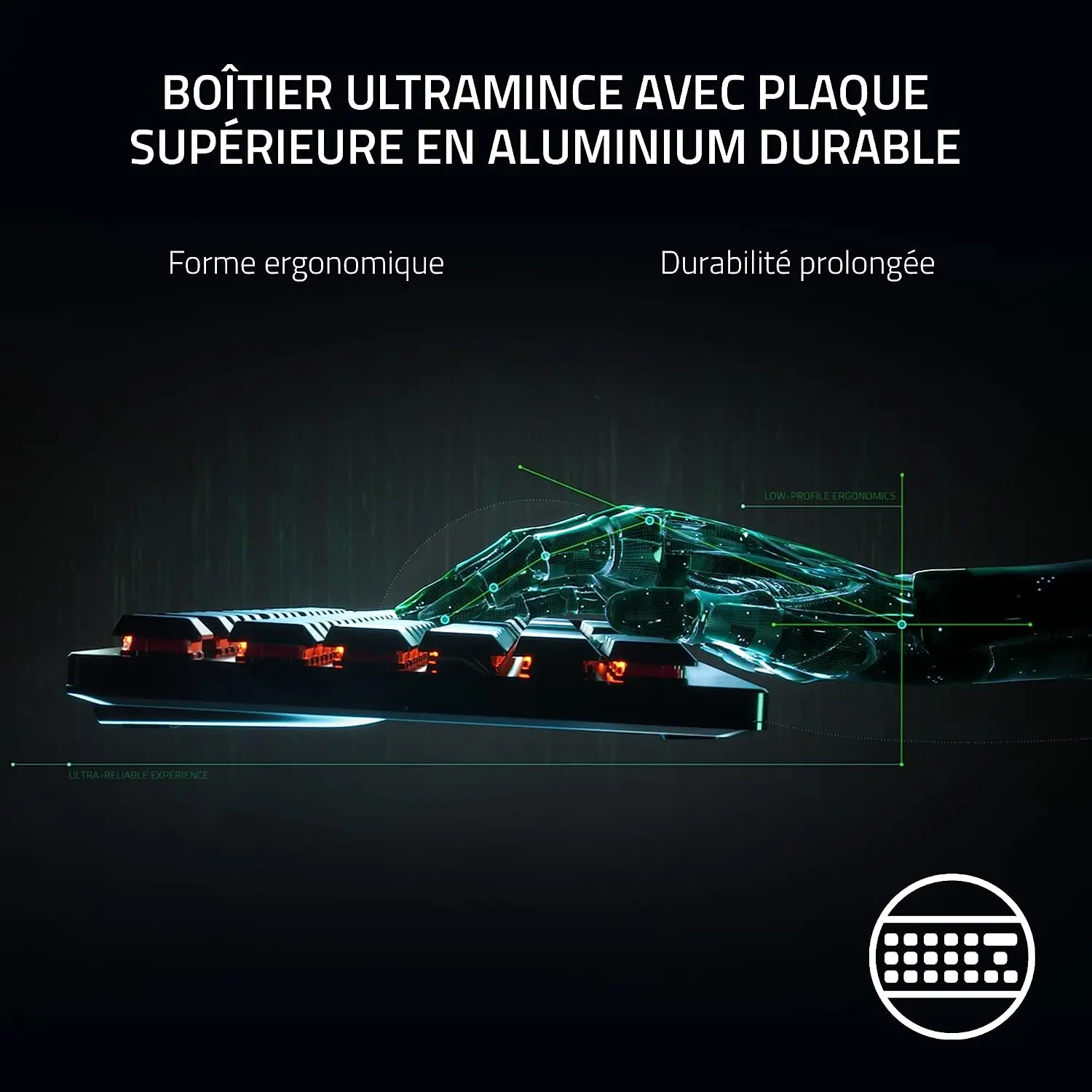 100% Original  Low-Profile  Optical Switches Razer DeathStalker V2 Pro TKL Wireless Gaming Keyboard