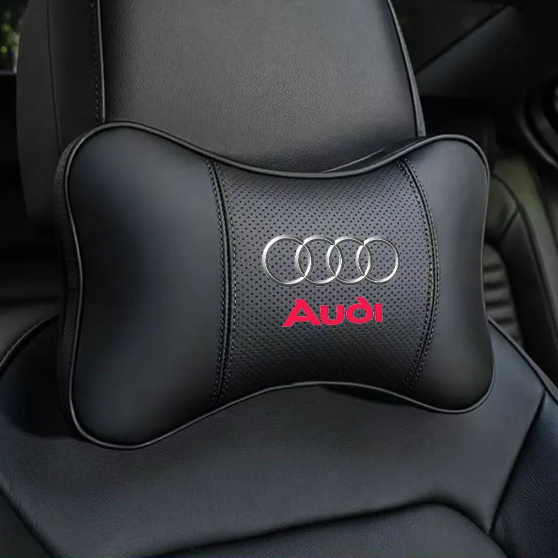 Car Seat Headrest Auto Logo Neck Pillow Car Accessories For Audi Sline A3 A4 B8 8P B9 8V B6 A5 B7 A1 A6 C6 Q3 Q5 Q7 A7 TT S3 S4 view 6