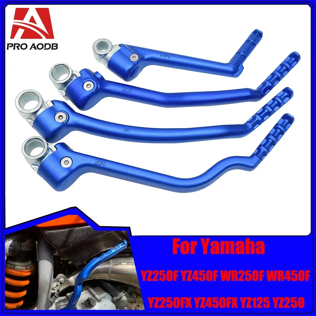 

Motorcycle CNC Forged Kick Start Starter Lever Pedal For Yamaha YZ250FX YZ450FX WR250F WR450F YZ250F YZ450F YZ125 1986-2018 2019