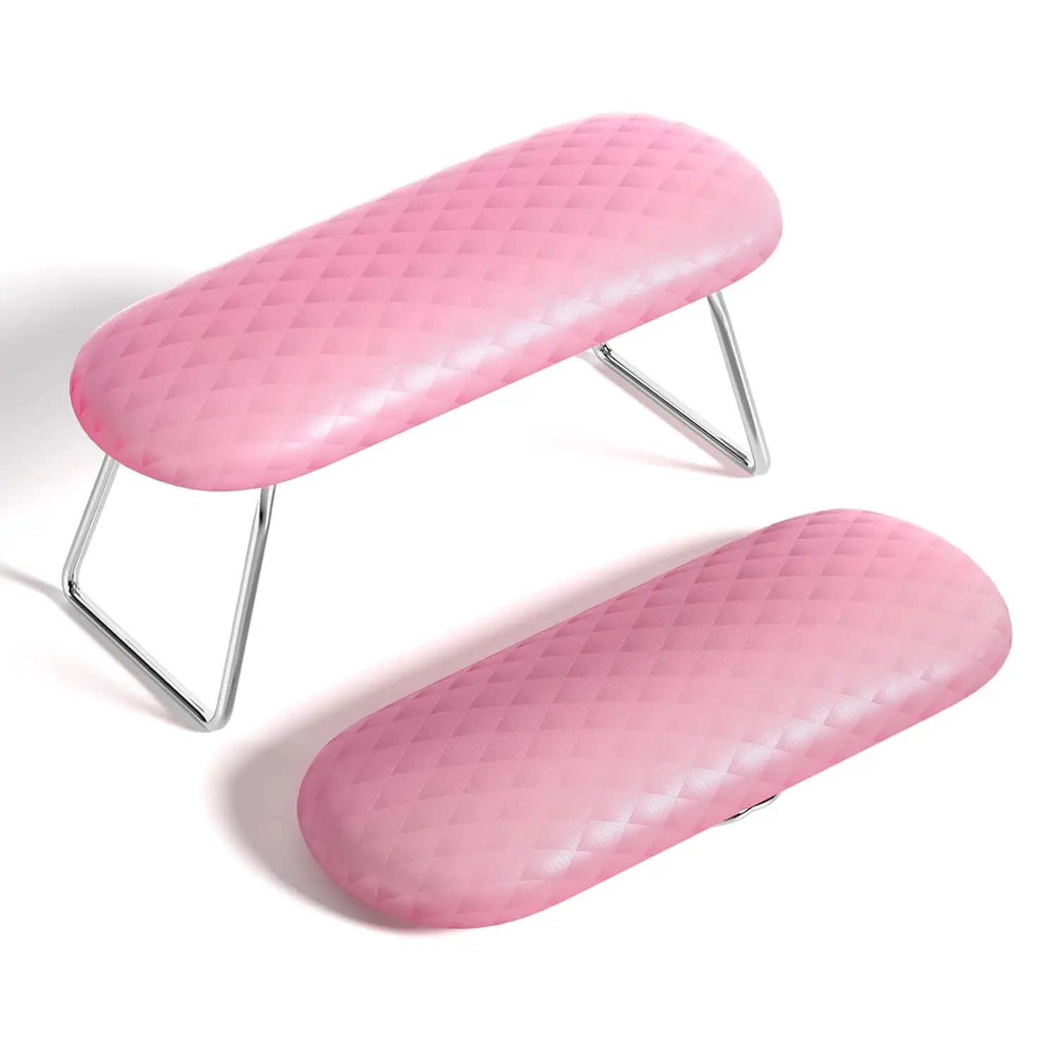 Nail Arm Rest Professional Microfiber Leather Nail Hand Rest Stand  for Acrylic Nails Cushion Hand Holder with Non-slip