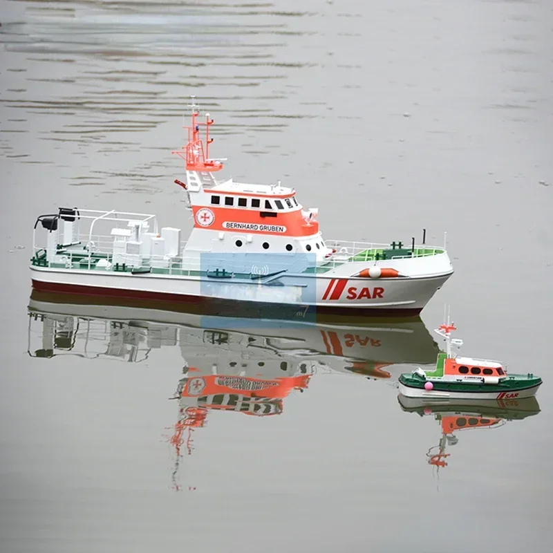 1:20 Remote Control Boat Model SAR Gruben Sea Rescue Ship Working Boat Fiberglass Hull Remote Control Finished Ship