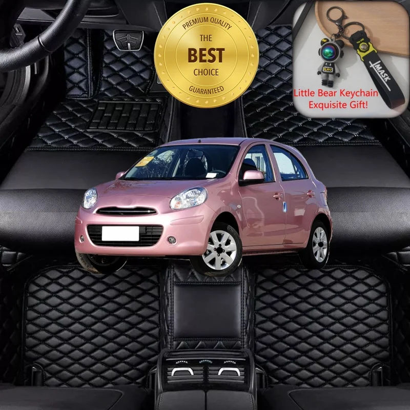 

Customized Fit for Nissan Micra 2002-2025 Car Floor Mats Car Accessories Tailored Luxury Auto Carpet Mats Left/Right-hand Drive