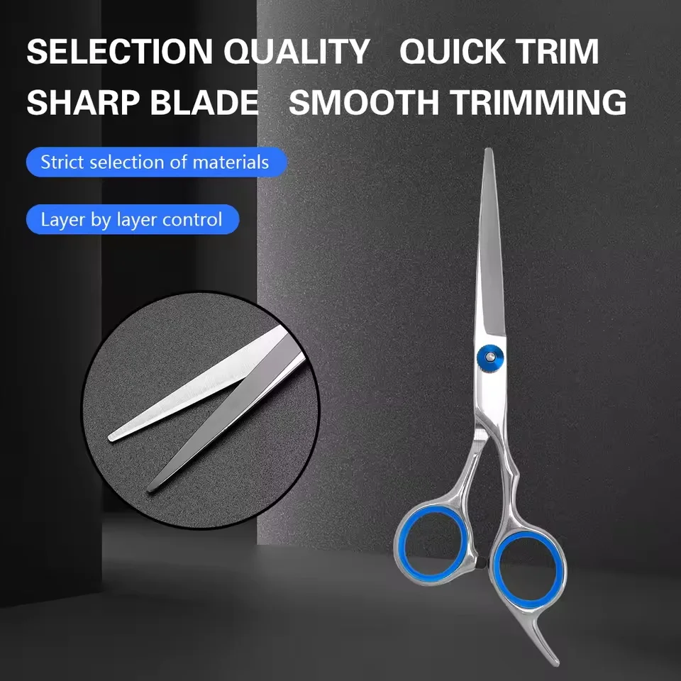 Professional Stainless Steel for Hair Thinning Clipper 6 inches Hairdressing Products Haircut Trim Hairs Cutting Salon Tool image 2