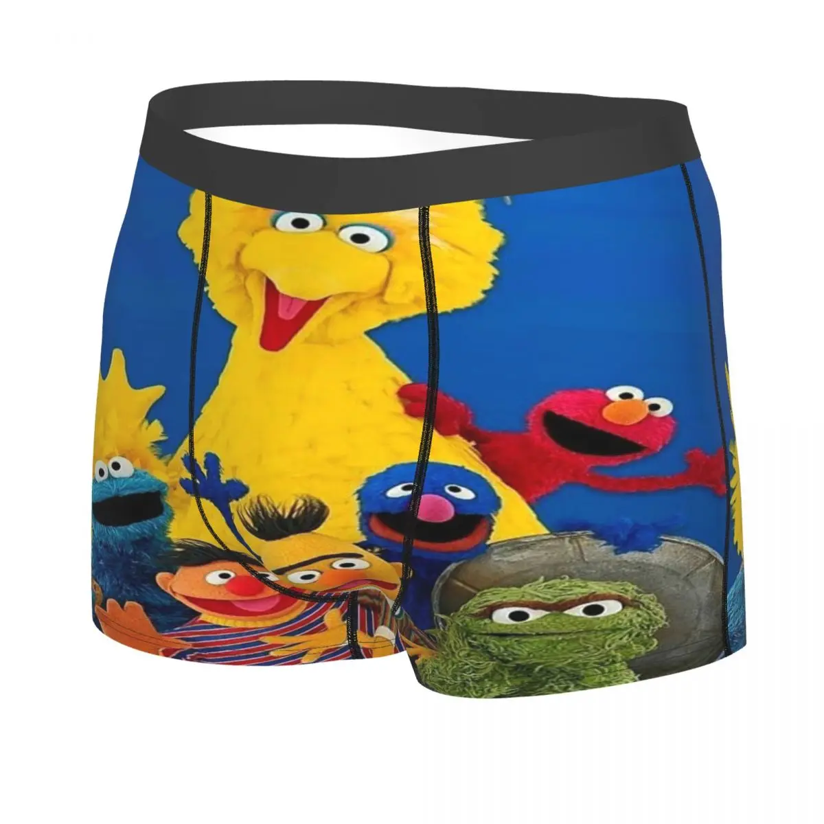 مخصص مضحك كوكي الوحش البرامج التلفزيونية الملاكمين السراويل سراويل الذكور السروال تمتد ملخصات الملابس الداخلية #2