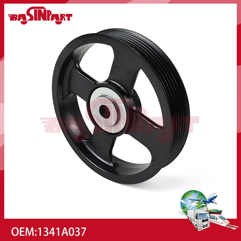 Steering Gear Oil Pump Pulley for Mitsubishi Outlander Sport ASX RVR GA2W GA3W Lancer CX3A CY4A 2006-2017 1341A037