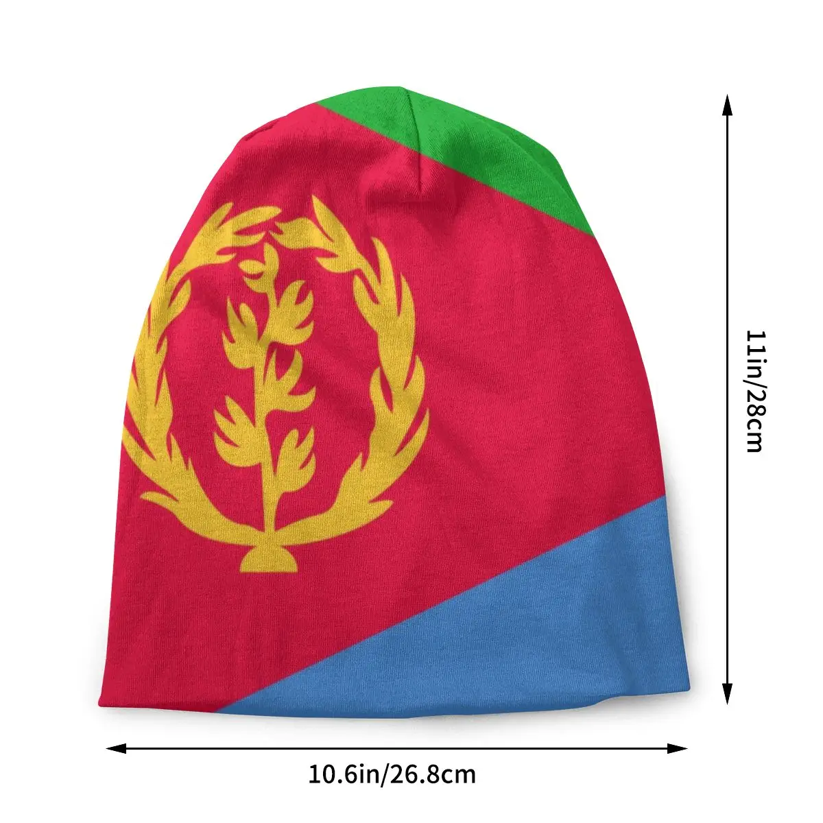 Eritrea Flag Skullies Beanies Caps Hip Hop Winter Warm Women Men Knit Hats Unisex Adult Bonnet Hats