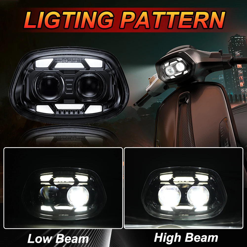 Lampu Depan LED Motor untuk Ve - Model Kit Vespa ulasan dan harga