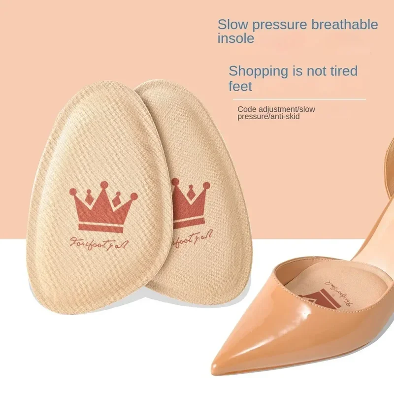 

Breathable Orthopedic Foot Pads For Women Pain Relief High Heel Insoles Anti Slip Sweat Absorbent Forefoot Cushion Support
