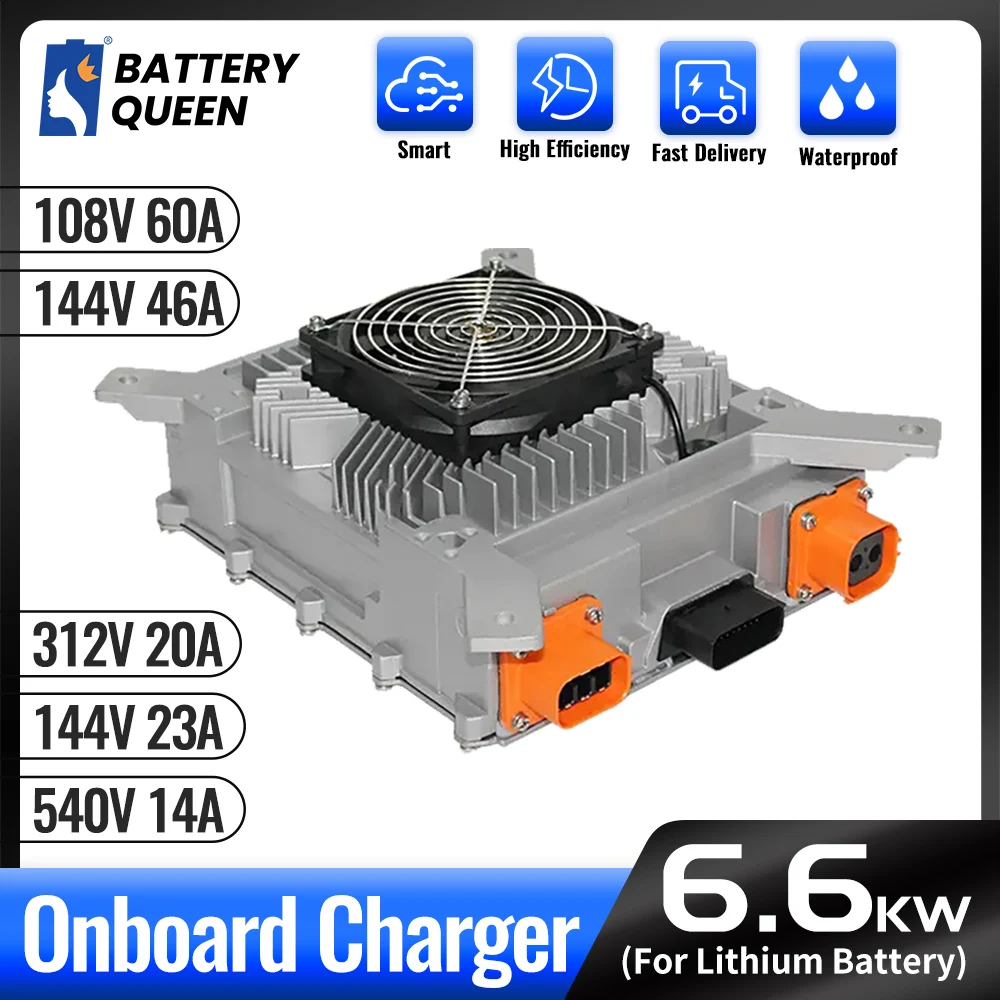 

Onboard Charger 6.6KW 108V 60A TC Elcon 144V 46A 312V 20A 440V 10A Lithium Li-ion Battery Pack on Car EV Bus Electric Vehicle