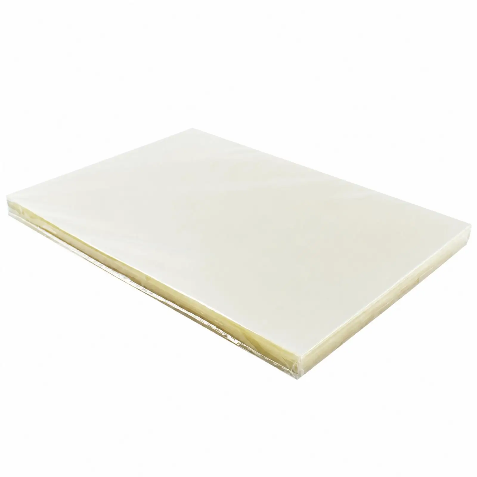 Clear Printable Film Sheet A4 PET Binding Cover for Presentations Custom Print Ready Top Page