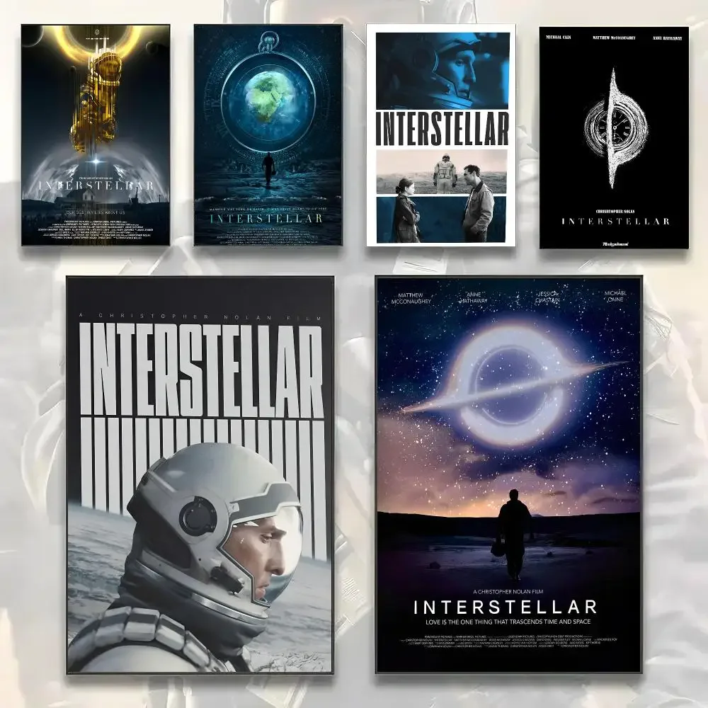 Movie I-Interstellar Flim Painting Calligraphy Modern Canvas Wall Art Prints for Living Room Decor | Wall Decals