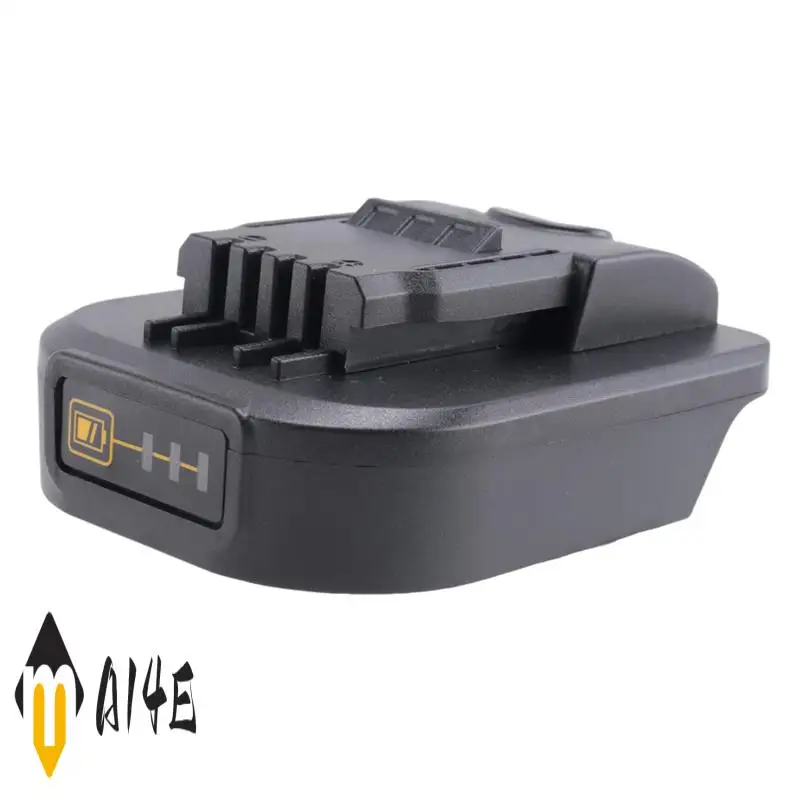 

1 шт., адаптер-переходник для аккумуляторных инструментов, черный, 4-контактный, для литиевой батареи 18 В в WORX 20 В