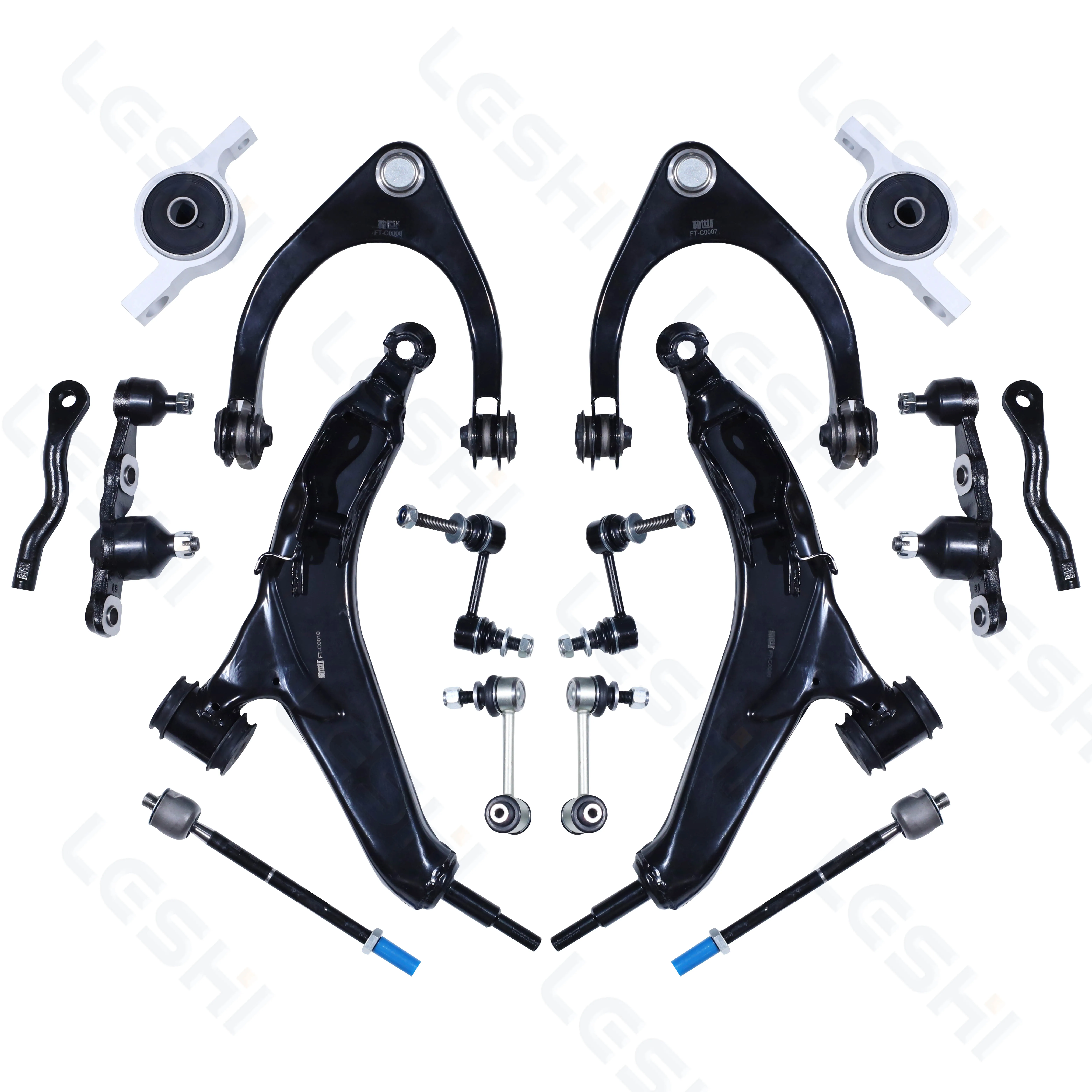 

OE 4550330070 Cars Car Auto Spare Parts Full Suspension System Replacing Control Arm Kit For Toyota Reiz Crown Lexus