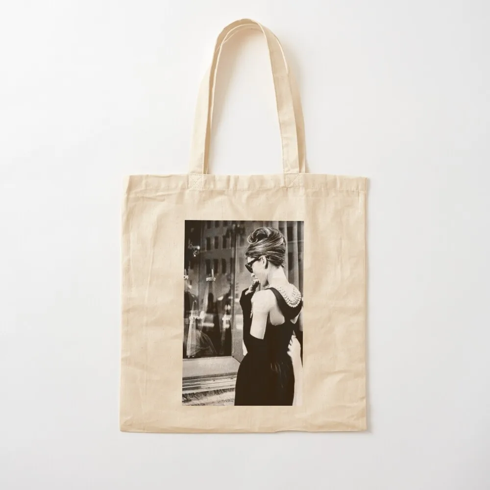 

Breakfast At Mirror Tote Bag Beach bag female bag cute tote Canvas Tote