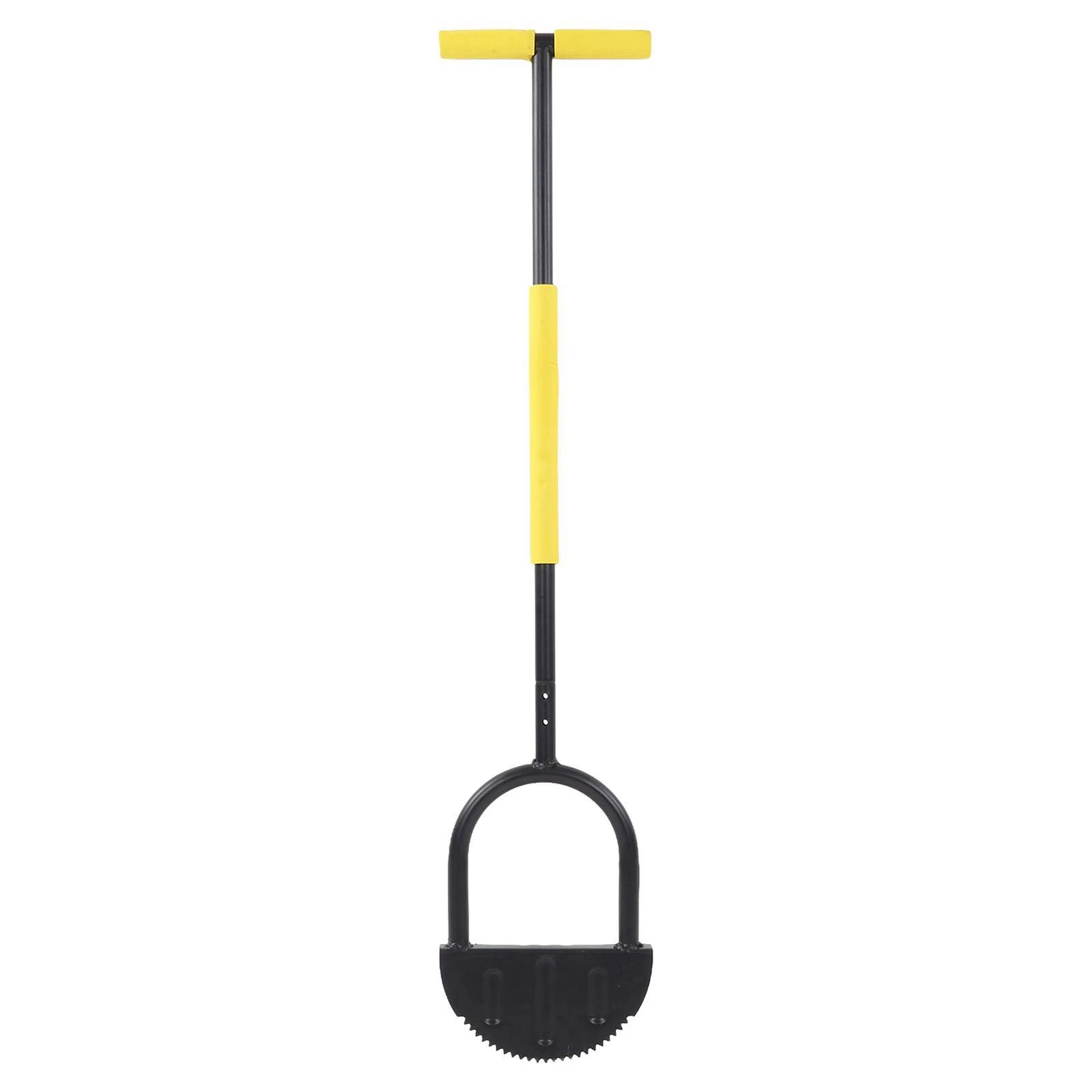 

Half Moon Lawn Edger High Hardness Simple Cleansing Carbon Steel Manual Trimming Shovel for Garden Zoo Lawn Trimming Tool