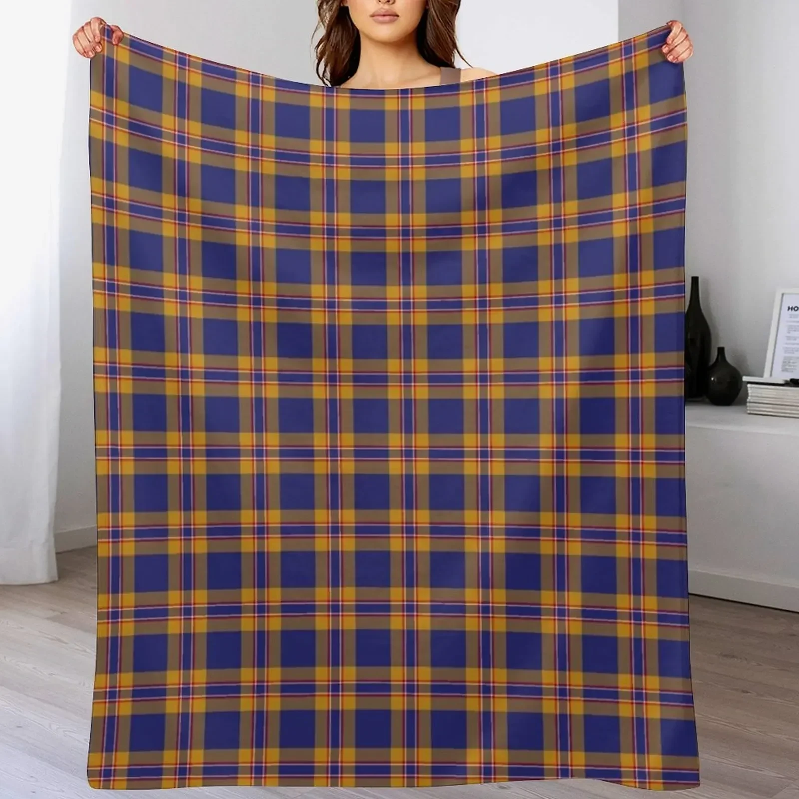 

Clan McCann Tartan Throw Blanket Cute anime Beach Blankets