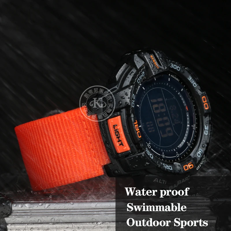 DW5600 gelang jam nilon untuk G-SHOCK, Casio GW6900 DW-5600 GW-B5600 GA-110 tali jam tahan air olahraga luar ruangan