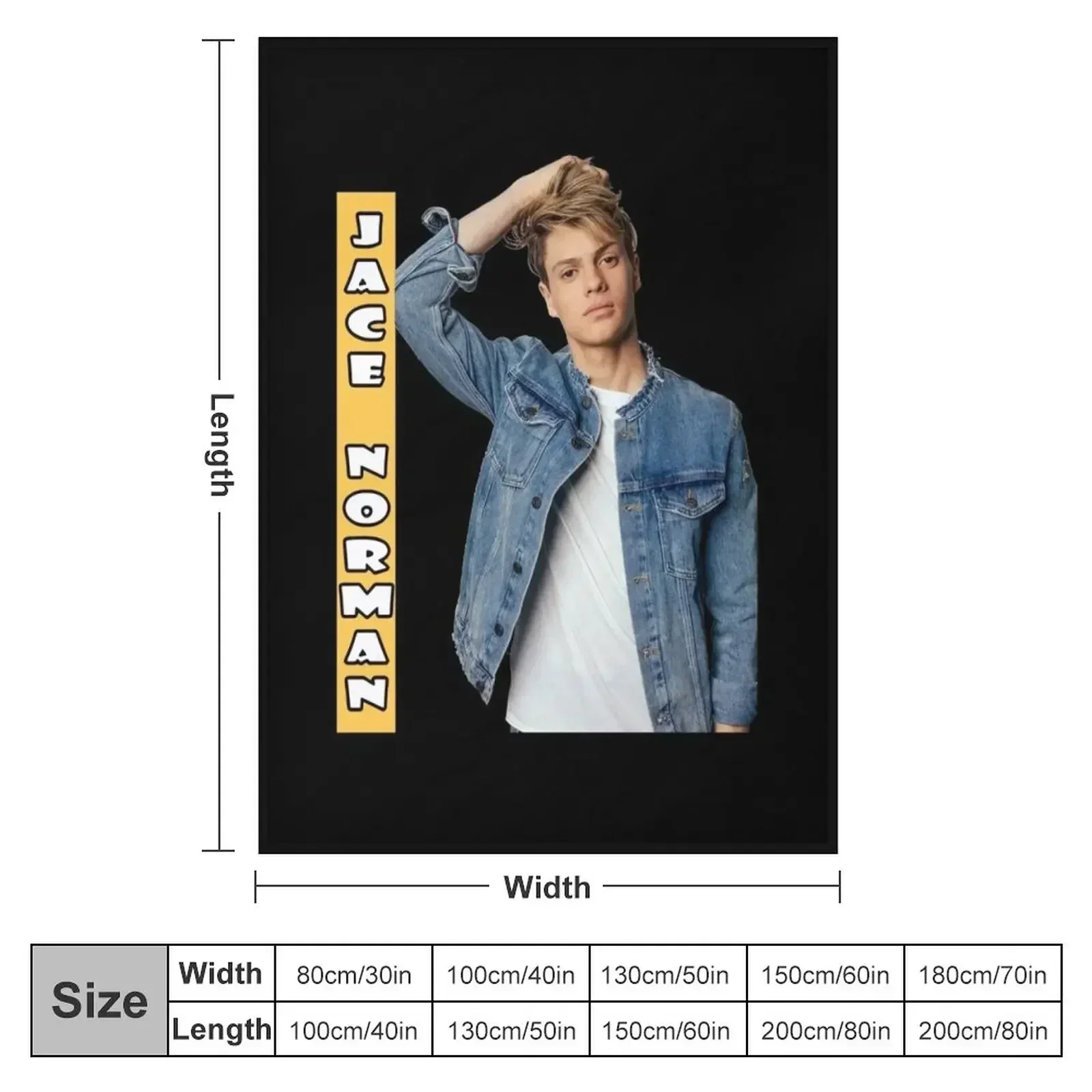 Jace Norman T-Shirts Gift For Fans, For Men and Women, Gift Mother Day, Father Day Throw Blanket Soft Big Cute Plaid Blankets