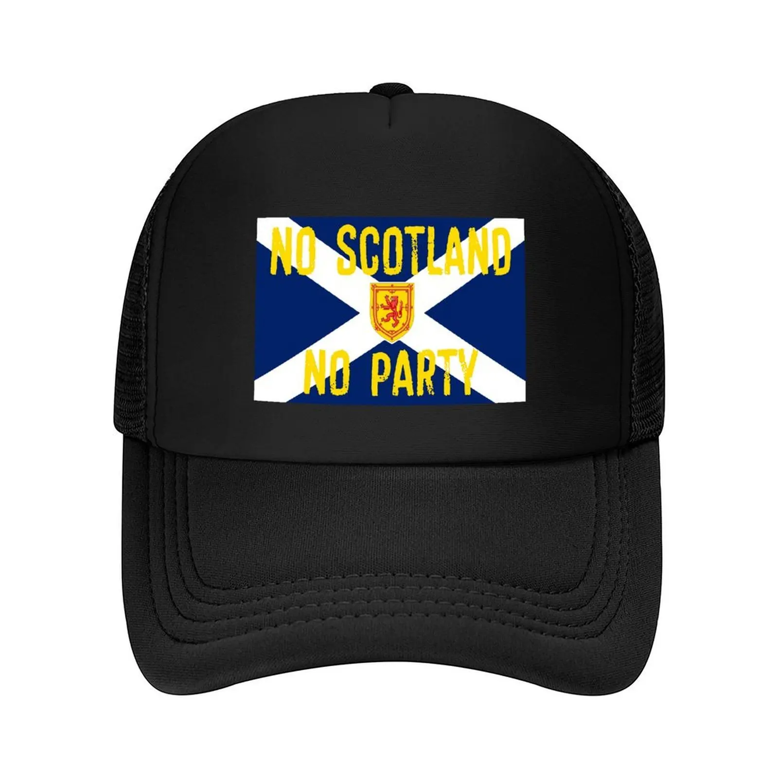 

No Scotland No Party Baseball Cap Sunhat fishing hat Funny hats Hat Luxury Brand Girl Men's