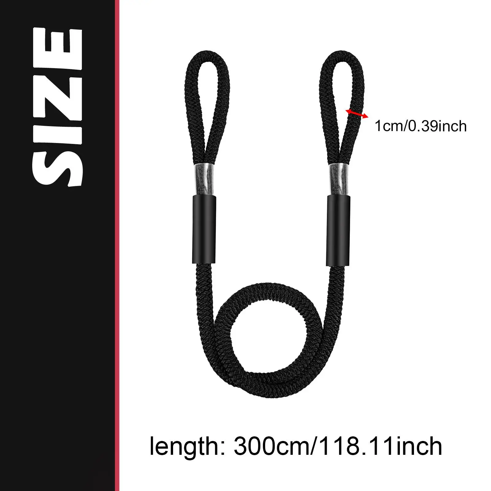 Boots-Dock-Linie, Nylonseil, verschleißfest, Marinequalität, tragbar, einfache Handhabung für Ponton-Angeln, Camping