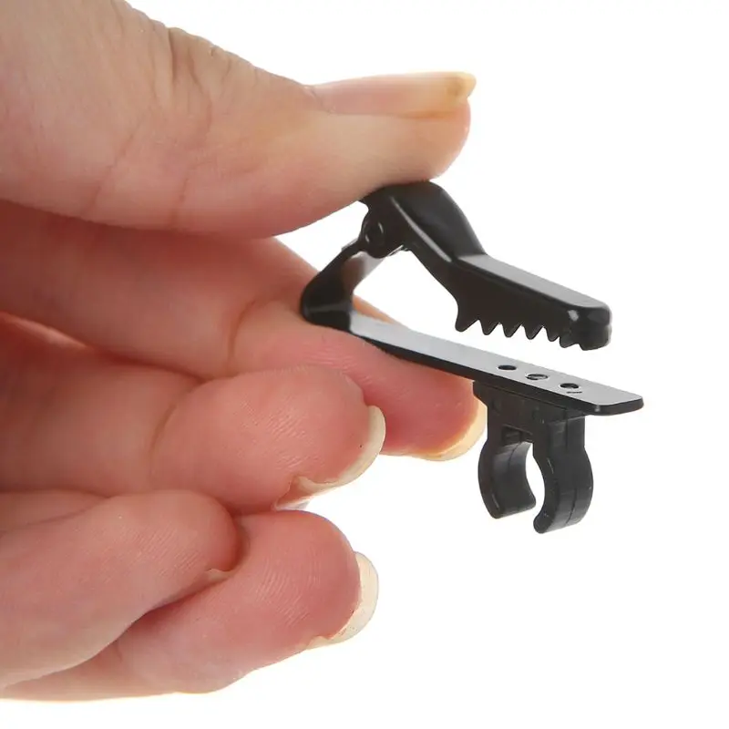 Universal Microphone Lapel Tie Clip Mini Clamp Portable Used for T-shirt Collar Lavalier Wireless Microphone System