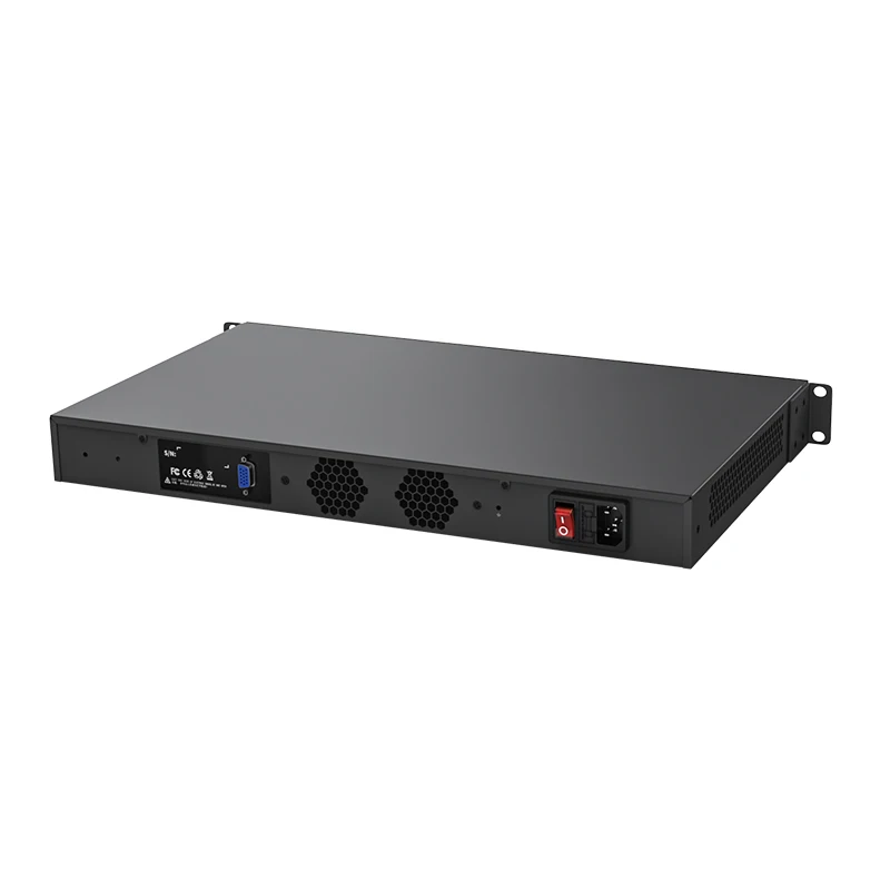 1U Rackmount peralatan Firewall 12 Intel Core I9 12900 I7 12700 I5 12400 I3 12100 6 LAN Router lembut pfSense Mikrotik