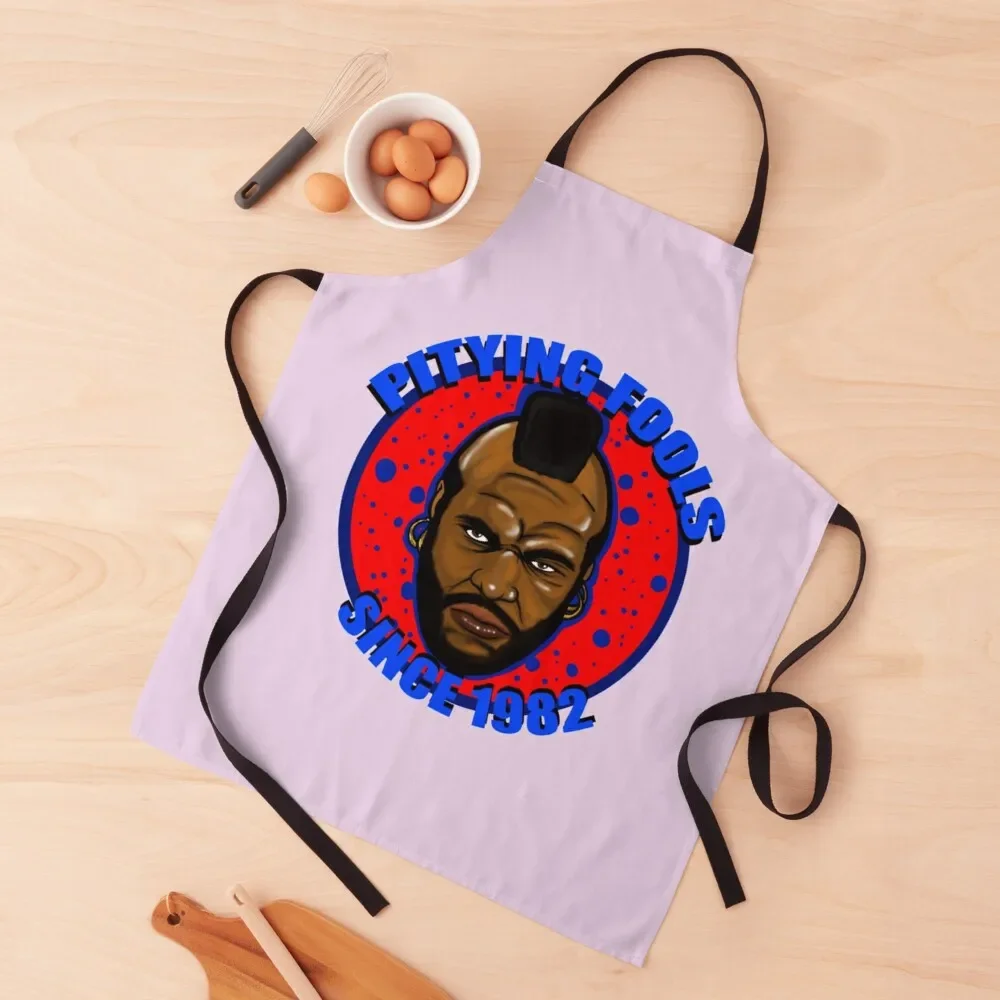 

Mr T MR T Pitying Fools Apron kitchen clothes kindergarten teacher Manicurists Apron