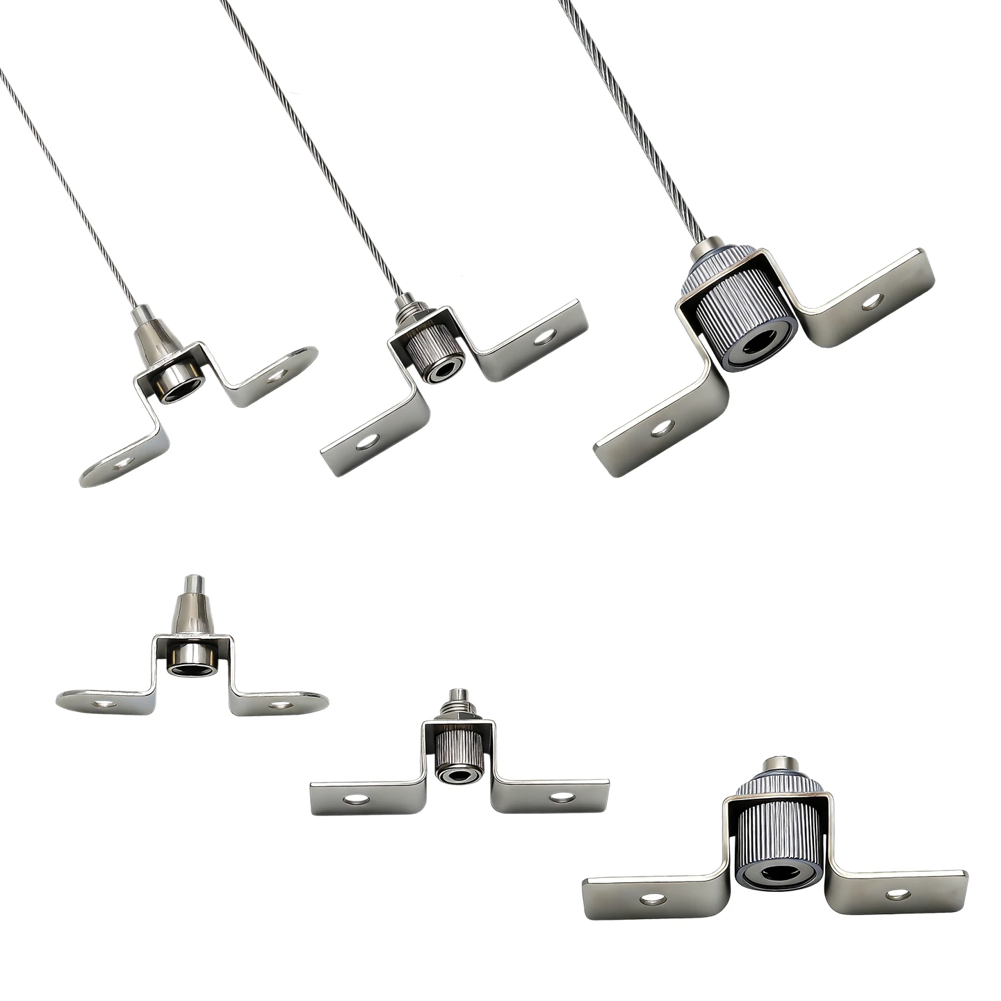 1.5-3mm stainless steel cable, adjustable suspension wire kit, frame hanger wire suspension for outdoor emergency ropes
