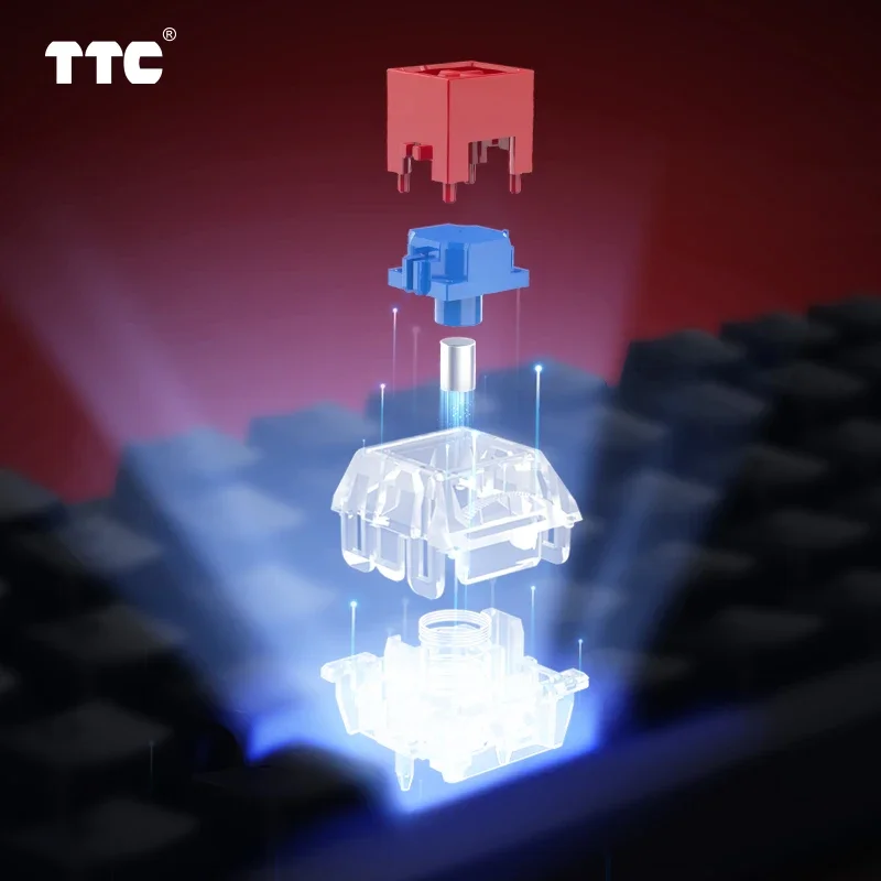 TTC Magneto Switch RGB Version High Light Transmittance E-Sports Gaming PC Magneto Swtich