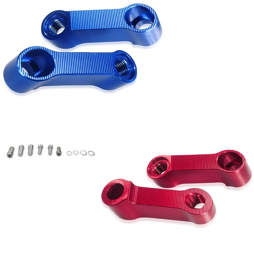 10mm X 1.25mm Pitch Right Left Thread CNC Universal Aluminum Motorcycle Mirror Mount Riser Extender Adapter Moto M10 Accessories