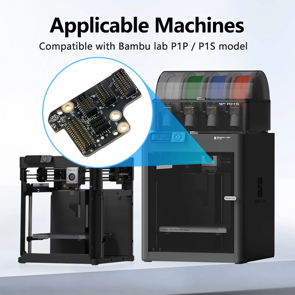 Extruder Interface Board For Bambu Lab P1P P1S X1 X1C Auxiliary PCB Board For Bambulab P1 X1 Series 3D Printer Accessories Parts