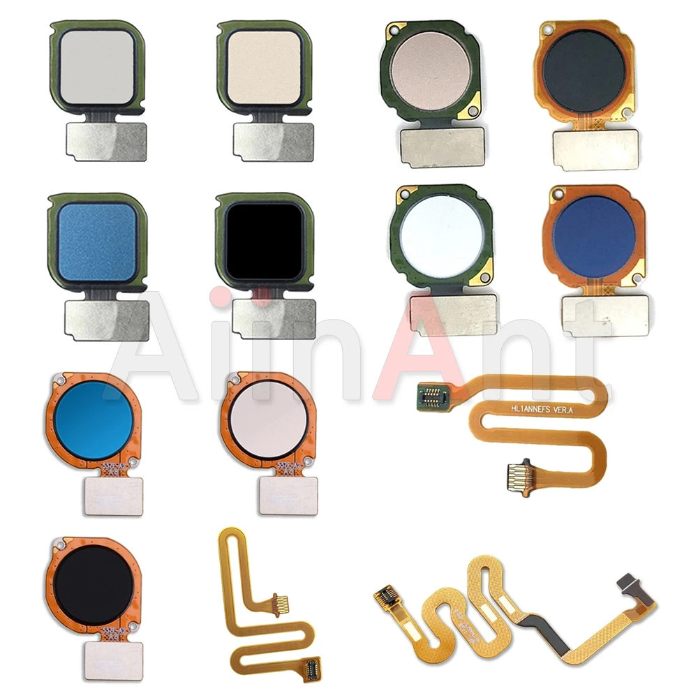 Aiinant Back Button Connection Touch ID Scanner Fingerprint Sensor Flex Cable Ribbon For Huawei P10 P20 P30 Lite Phone Parts