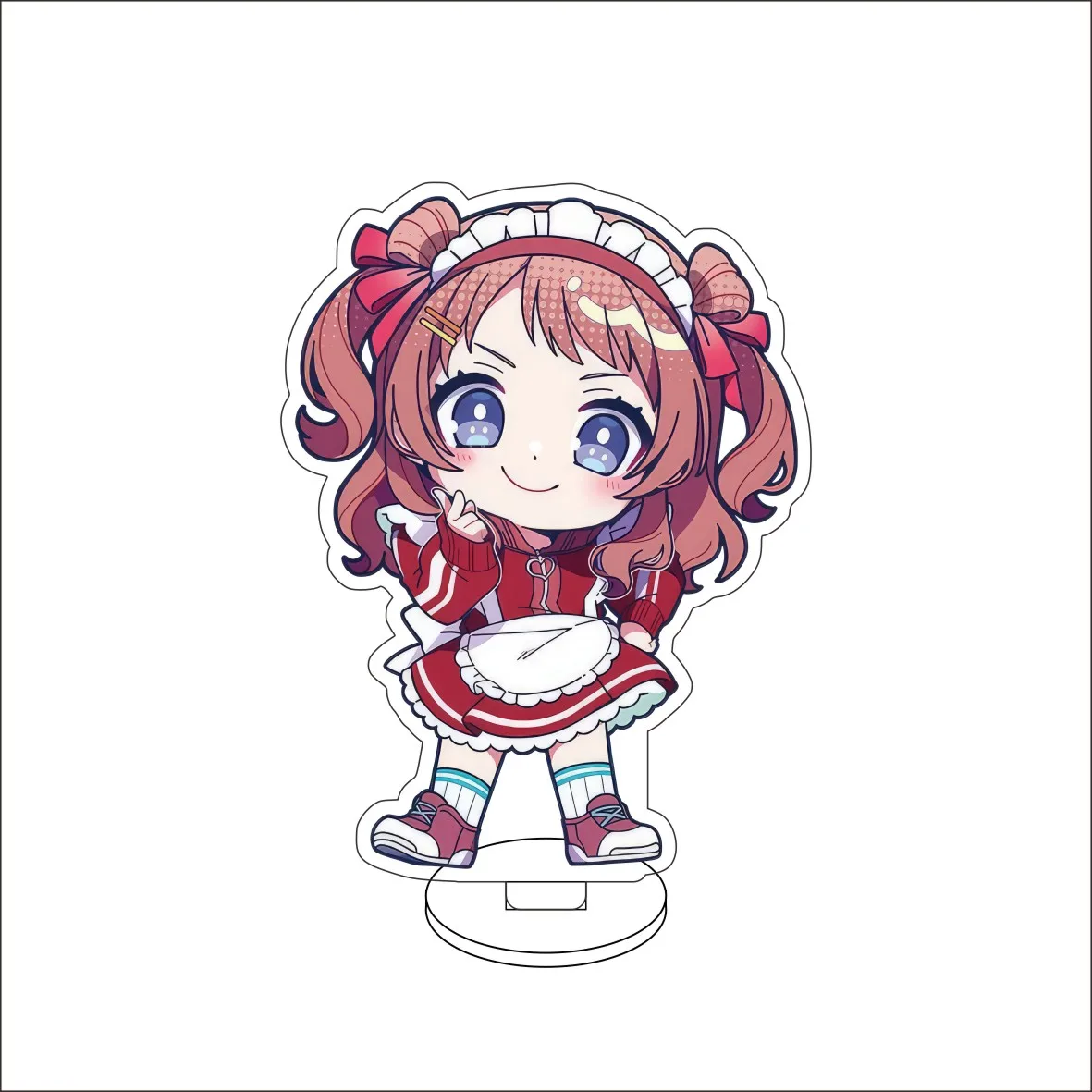 أنيمي Gakuen IDOLM STER تأثيري الاكريليك حامل الحلي Hanami ساكي/Tsukimura تيماري الشكل حامل هدايا الهالوين