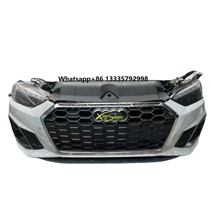 

High Quality Used Front Bumper Grille Headlights Radiator Fog Lights Harness forAudi A5 2022 Radar