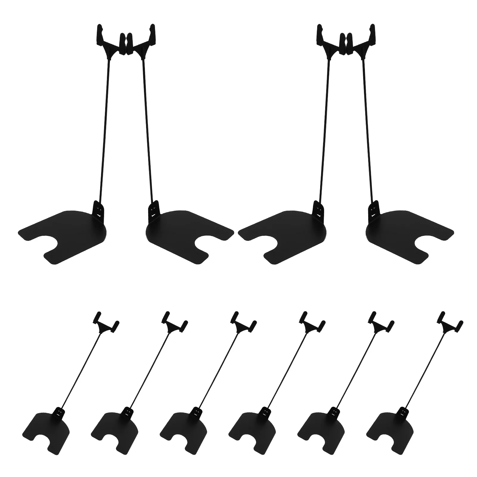 10 Pcs Display Board Price Stand Advertising Clip Shelf Holder Clamp Cards Label Rack Electroplated Iron Tag