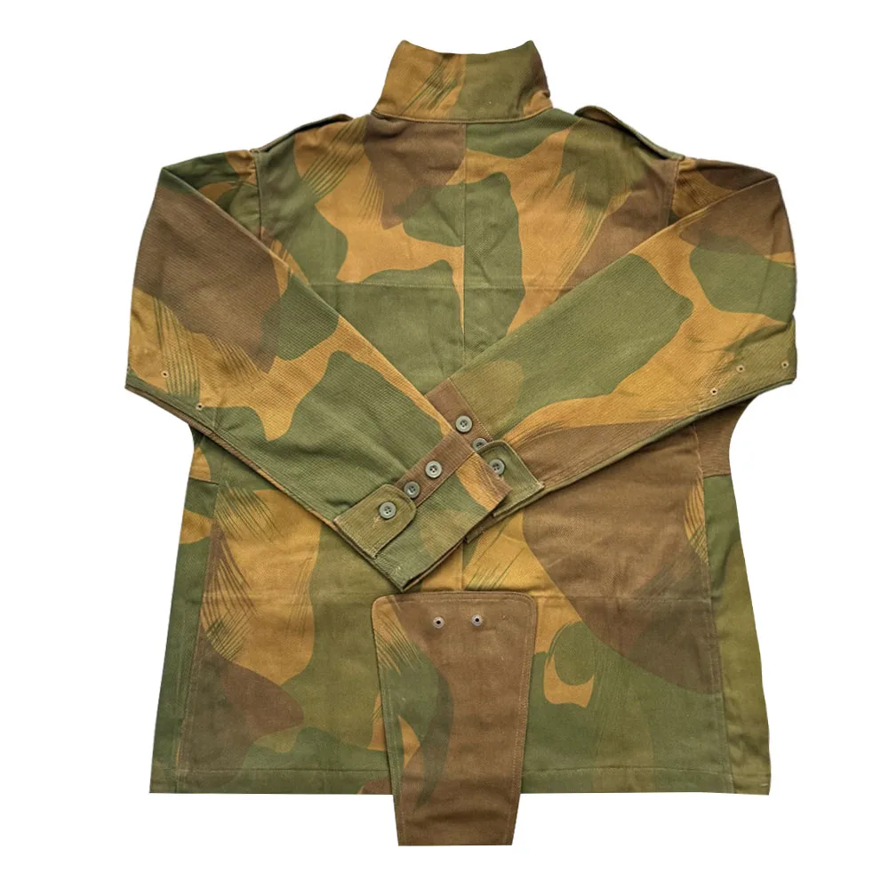 WWII WW2 UK Paratrooper Smock Denison Version 1944 Early Stage Retro Jacket, WW2 Camo Shirt, koszulka ochronna — zdjęcie 4