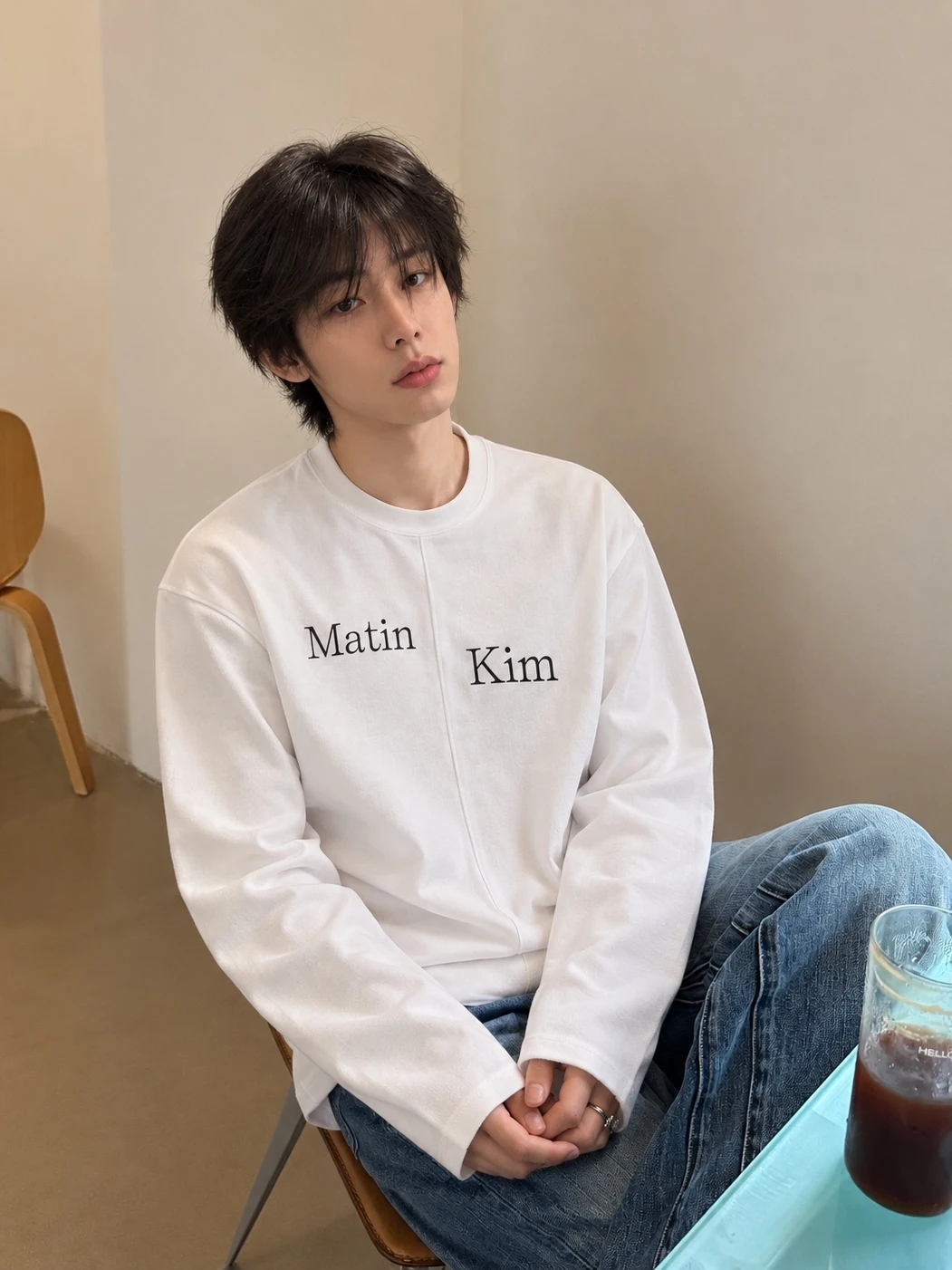 TACEL™ Korean Minimalist Long Sleeve Base Shirt Top for Men And Women Casual Cotton T-Shirt Youth Popular Loose Fit Summer