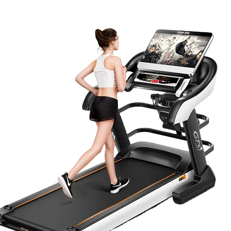 OEM Fitness Running Machine Factory Hot Selling Electric Fitness Gym Home Semi Commercial Treadmill With FIT APP