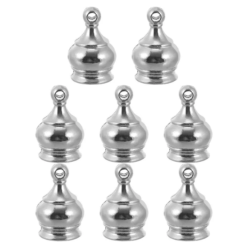 

8pcs Brass Lamp Finial Cap Knob Tall Decorative Finials For Lamp Shade Replacement Parts Vintage Screw Topper Home Decor