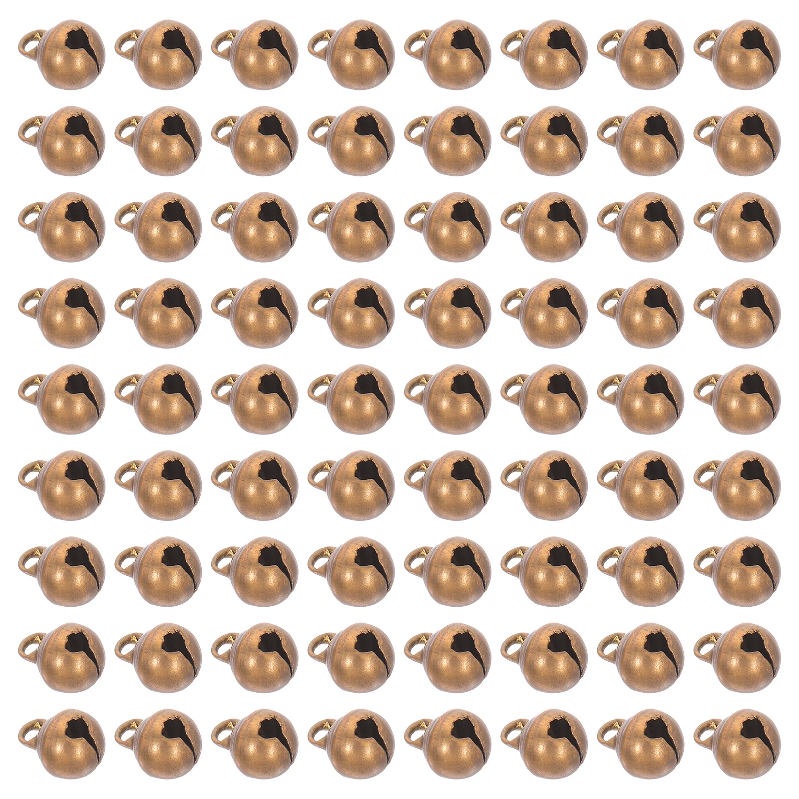 200 قطعة أجراس صغيرة برونزية عتيقة الحرفية: المعلقات المعلقة المعدنية الريفية الصغيرة Diy بها بنفسك مجوهرات خلخال المفاتيح ديكور حلية #1