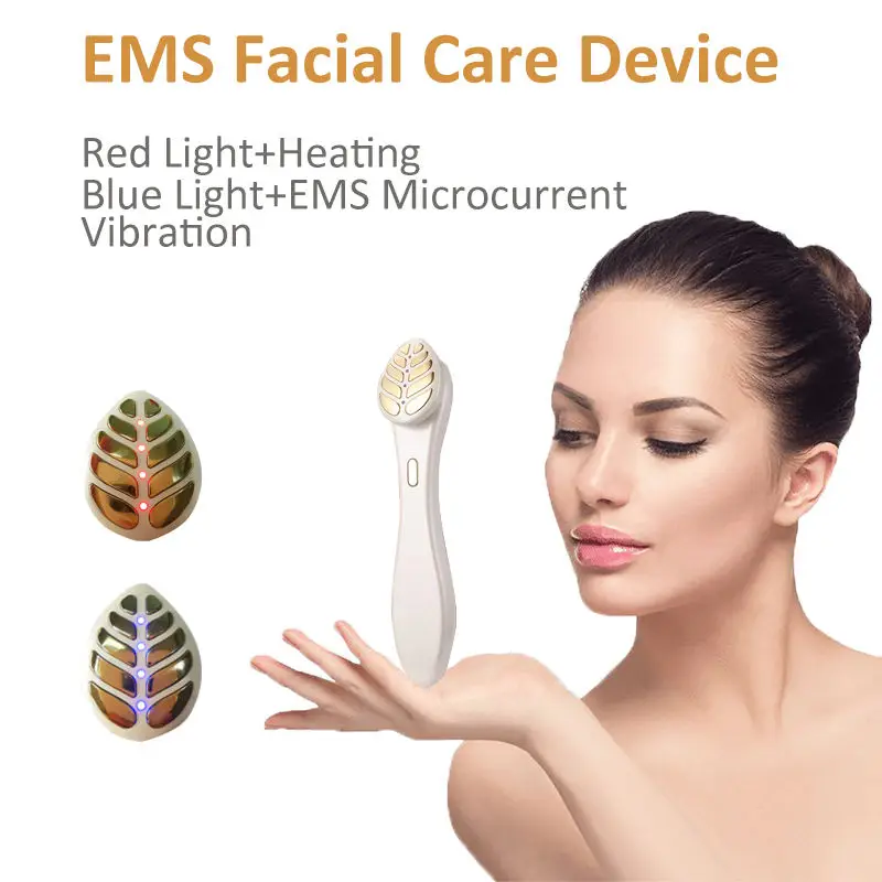 New Microcurrent Face Lift Device Face Massage Beauty Machine for Skin Whitening Anti Wrinkle Reduce Double Chin Facial Ski