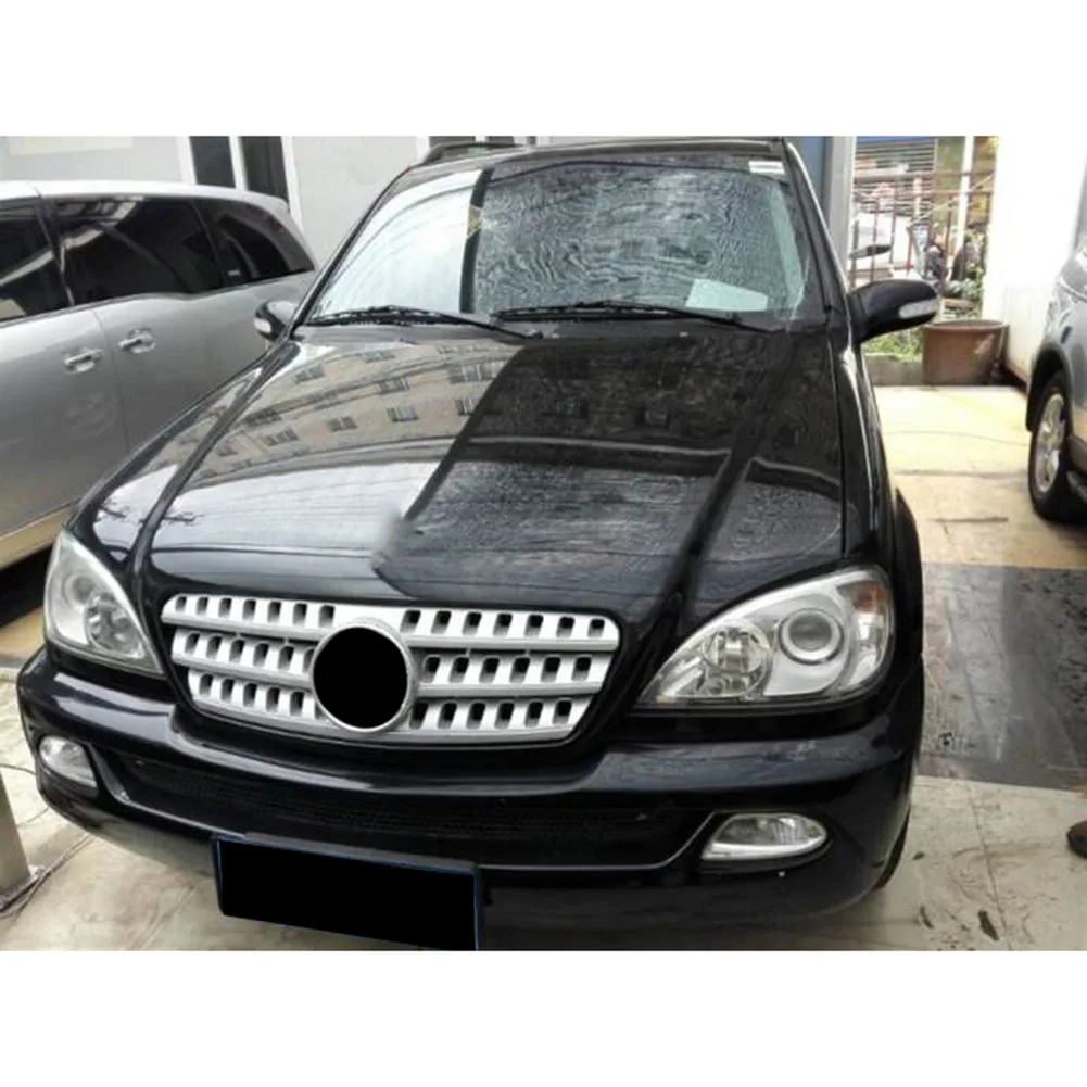 Car Fit For Mercedes Benz W163 ML350 ML500 ML400 ML320 1998 1999 2000 2001 2002 2003 2004 Front Grille Honeycomb Mesh