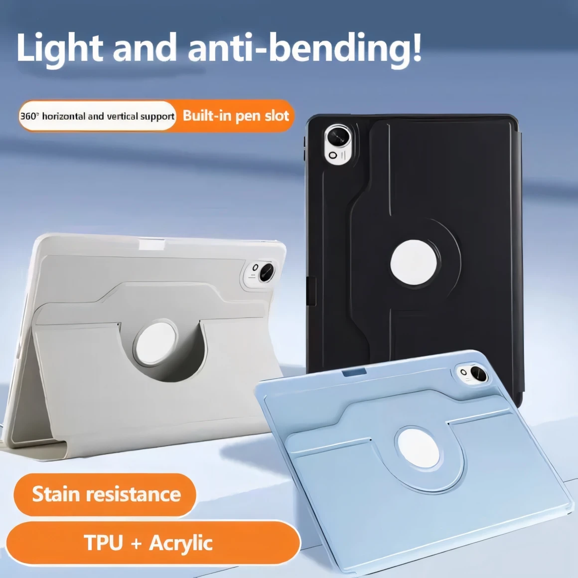 

360 Rotation Smart Case For Huawei MatePad Pro 12.2 Air 12 X 12X 2024 SE 11 11.5 S 10.4 Air 11.5 11 PaperMatte Shockproof Cover