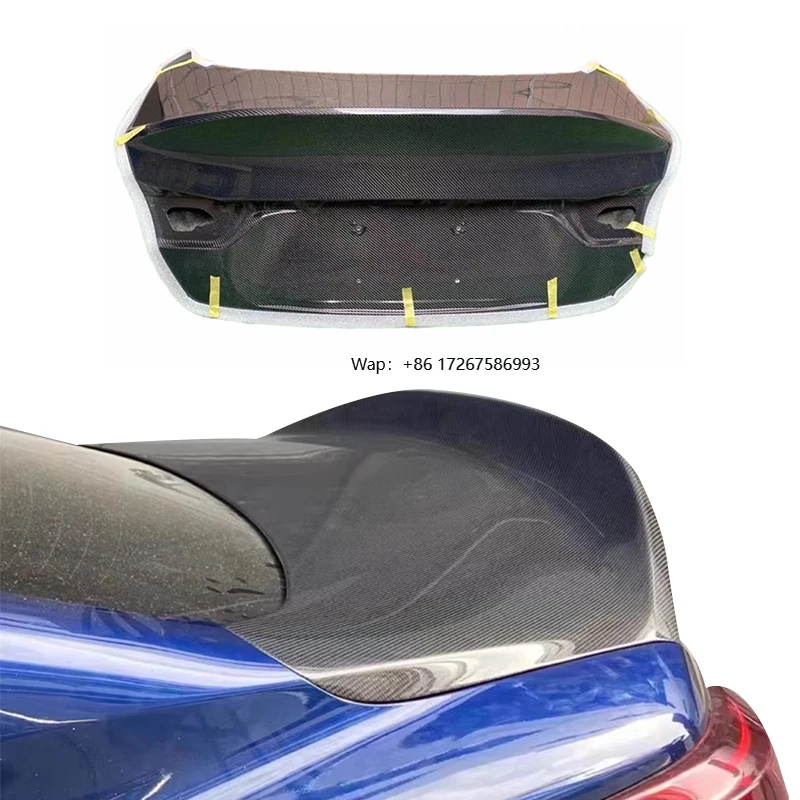 

Customized CSL Style Carbon Fiber Trunk Lid Cover for Infiniti Q50 Q50L 2015 2016 2017 Duckdill Trunk Boot Lid Upgrade